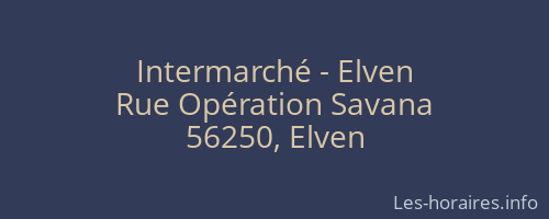Intermarché - Elven