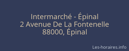 Intermarché - Épinal