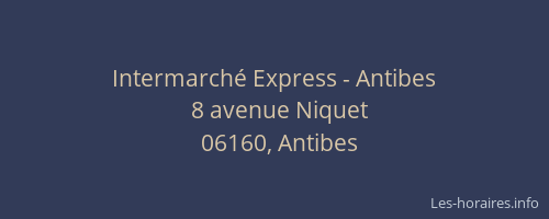 Intermarché Express - Antibes