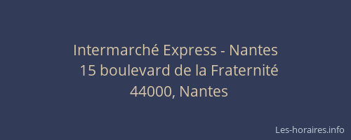 Intermarché Express - Nantes