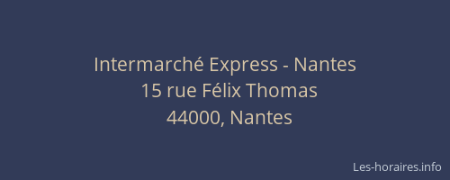 Intermarché Express - Nantes