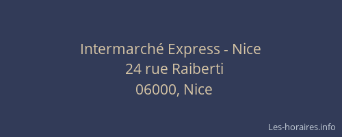 Intermarché Express - Nice