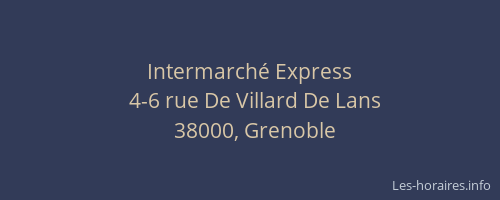 Intermarché Express