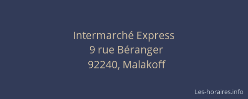 Intermarché Express