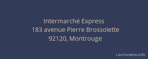 Intermarché Express