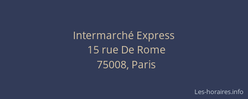 Intermarché Express