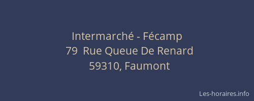Intermarché - Fécamp