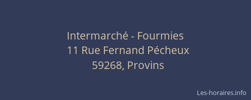 Intermarché - Fourmies
