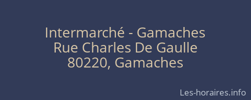 Intermarché - Gamaches
