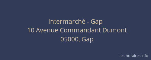 Intermarché - Gap