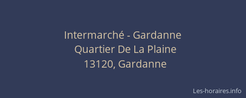 Intermarché - Gardanne