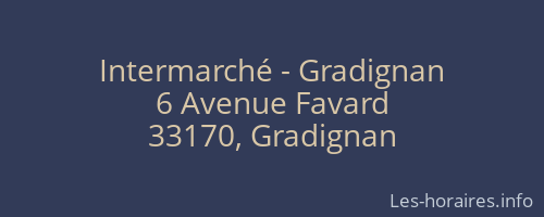 Intermarché - Gradignan