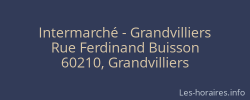 Intermarché - Grandvilliers