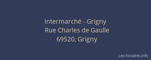 Intermarché - Grigny