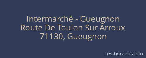 Intermarché - Gueugnon