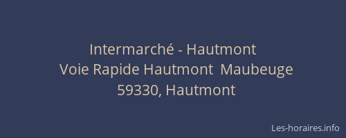 Intermarché - Hautmont