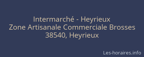 Intermarché - Heyrieux