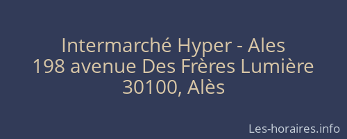 Intermarché Hyper - Ales