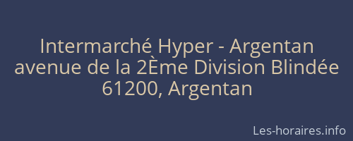 Intermarché Hyper - Argentan
