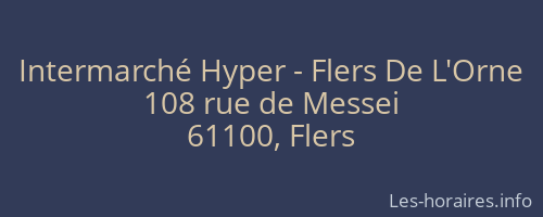 Intermarché Hyper - Flers De L'Orne