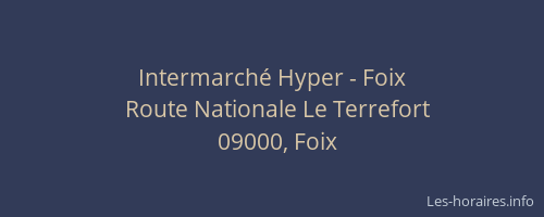 Intermarché Hyper - Foix