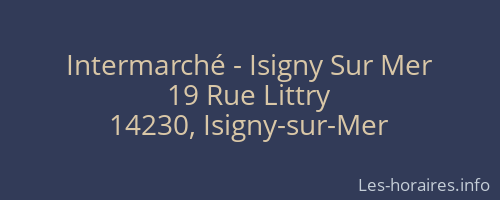 Intermarché - Isigny Sur Mer