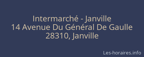 Intermarché - Janville