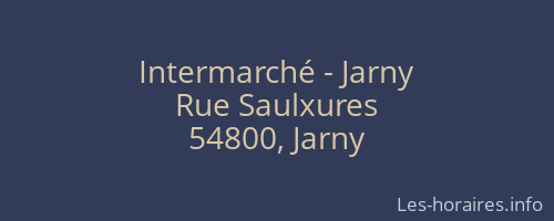 Intermarché - Jarny