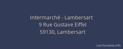 Intermarché - Lambersart