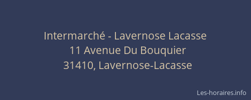 Intermarché - Lavernose Lacasse