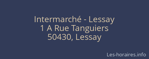 Intermarché - Lessay
