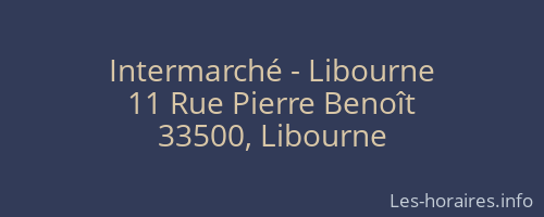 Intermarché - Libourne