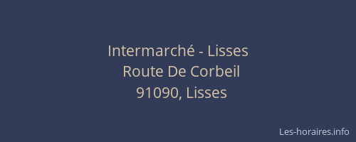 Intermarché - Lisses
