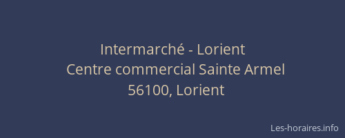 Intermarché - Lorient