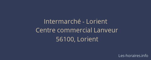 Intermarché - Lorient