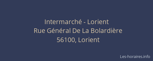 Intermarché - Lorient