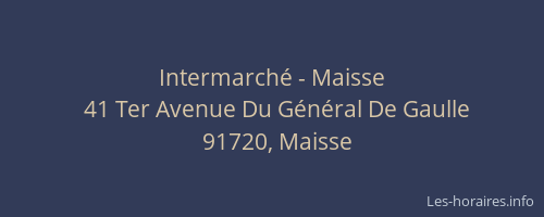 Intermarché - Maisse