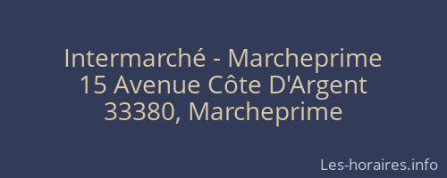 Intermarché - Marcheprime