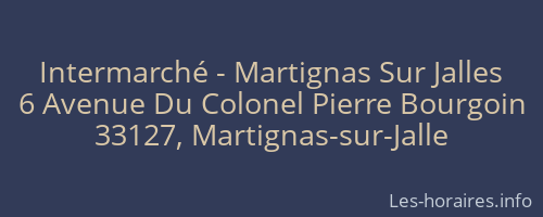 Intermarché - Martignas Sur Jalles