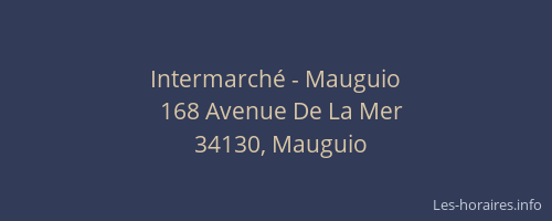 Intermarché - Mauguio