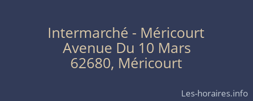 Intermarché - Méricourt