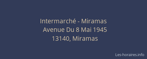 Intermarché - Miramas