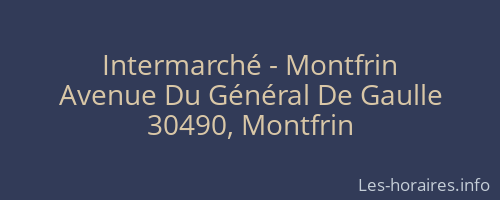 Intermarché - Montfrin