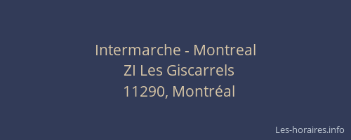 Intermarche - Montreal