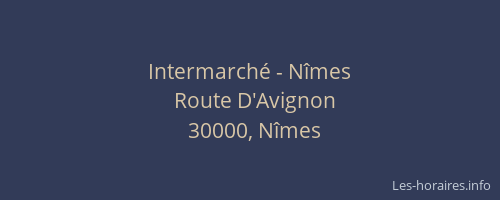 Intermarché - Nîmes