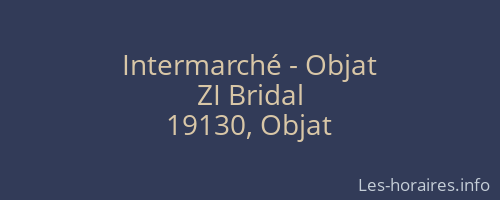Intermarché - Objat