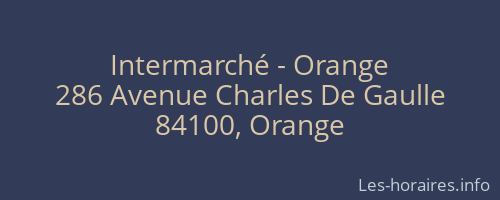 Intermarché - Orange