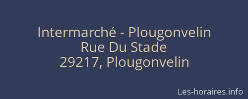 Intermarché - Plougonvelin
