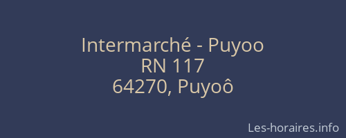 Intermarché - Puyoo