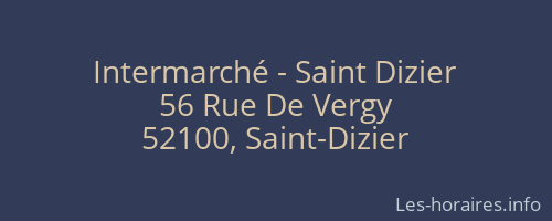 Intermarché - Saint Dizier